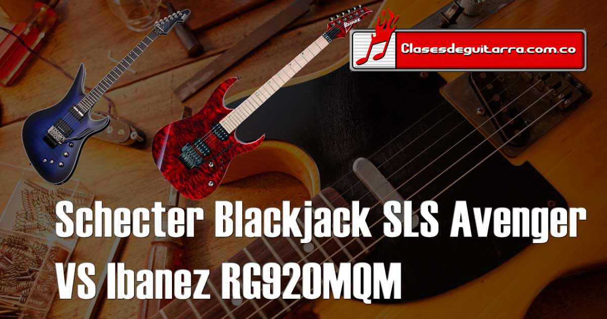 Schecter Blackjack SLS Avenger VS Ibanez RG920MQM