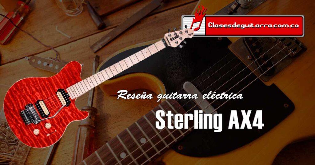 Reseña guitarra eléctrica Sterling AX4
