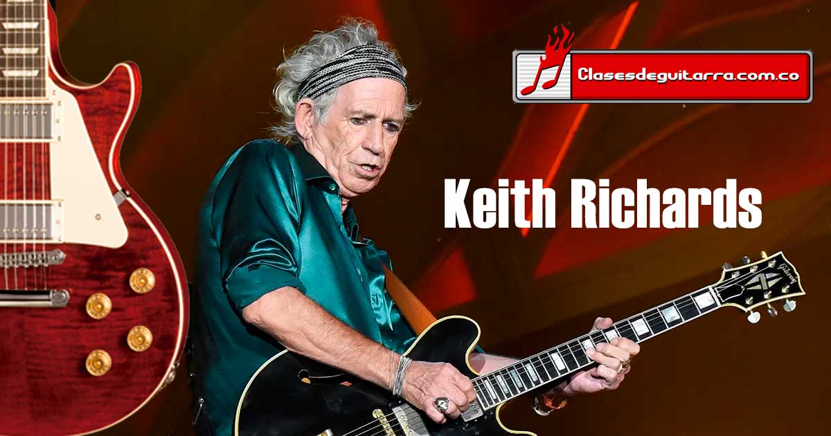 Keith Richards el legendario guitarrista de los Rolling Stones