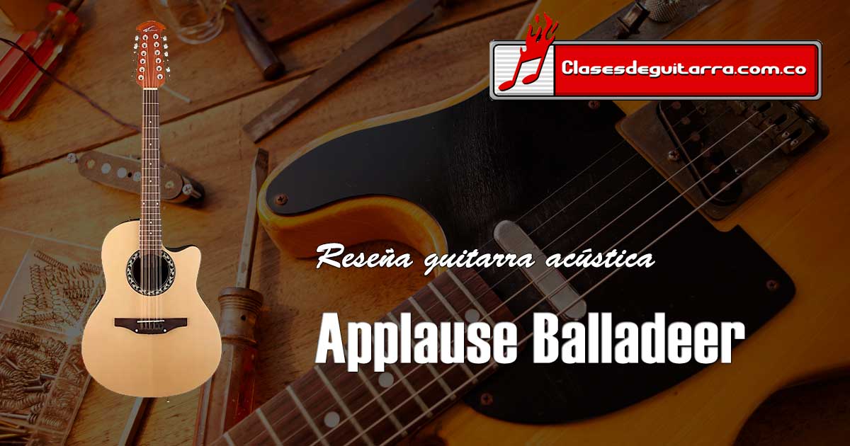 Reseña guitarra electroacústica Applause Balladeer