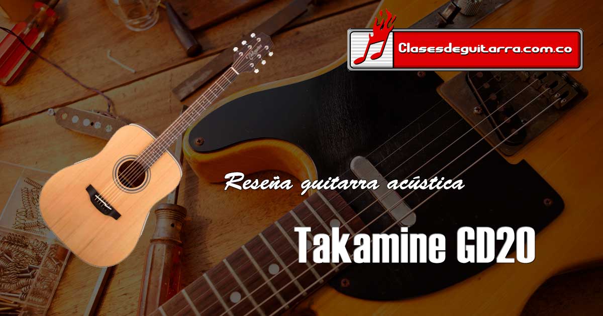 Reseña guitarra acústica Takamine GD20