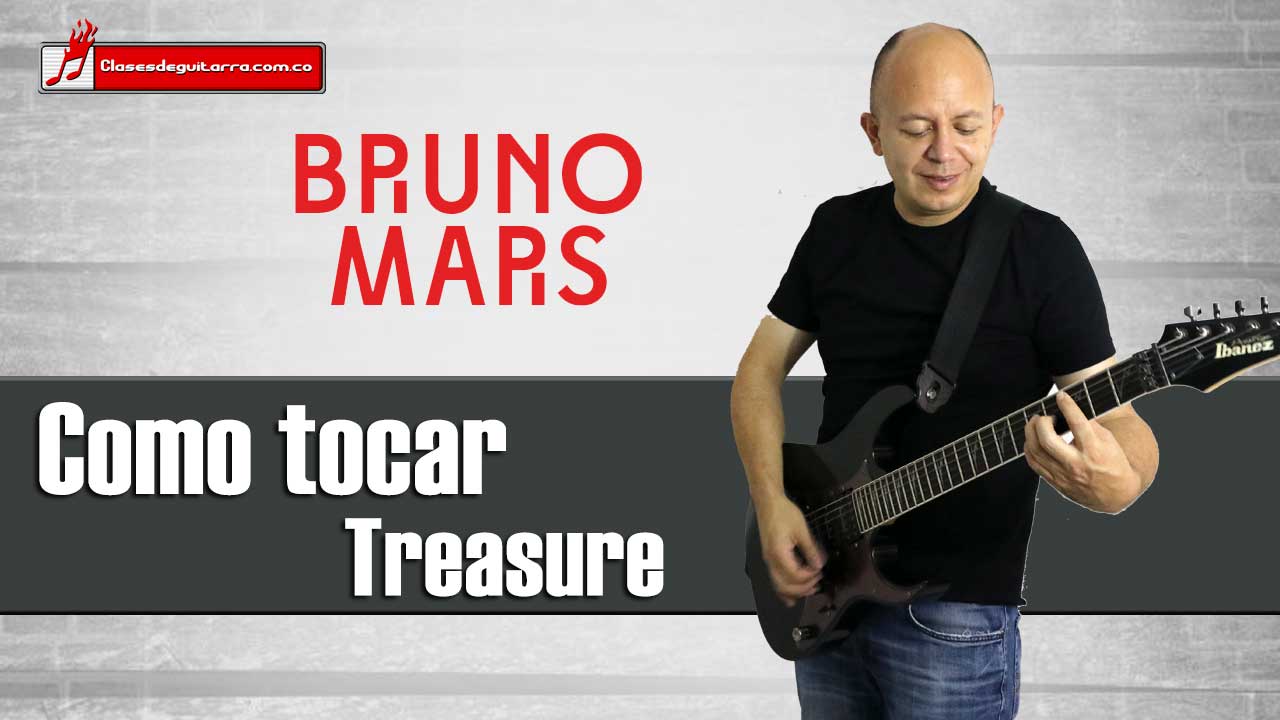 Como tocar Treasure de Bruno Mars