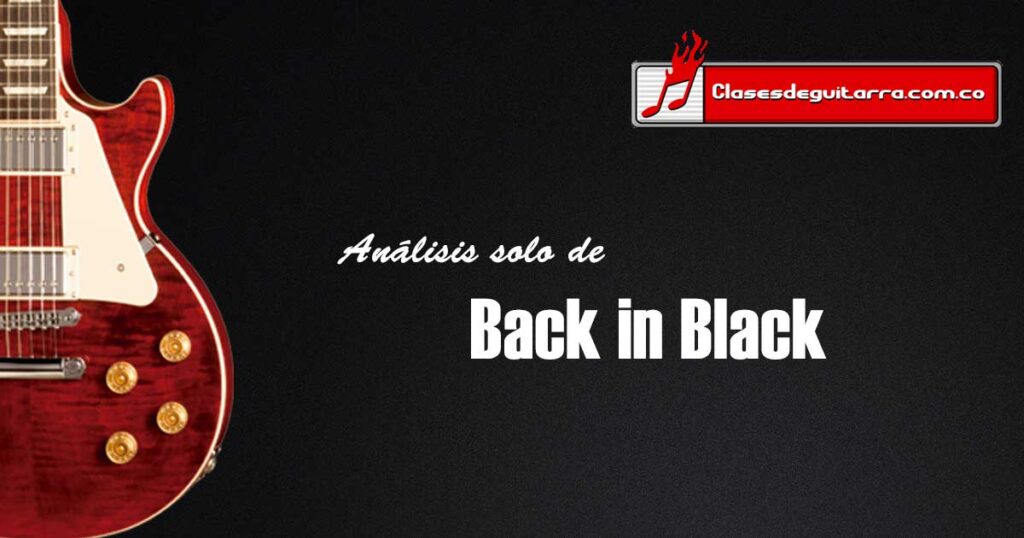 Análisis solo de Back in Black de Angus Young