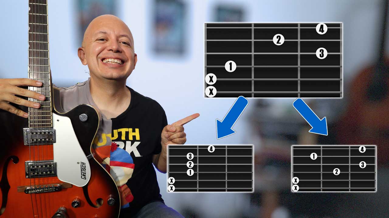 Cómo estudiar las inversiones de los acordes en la guitarra