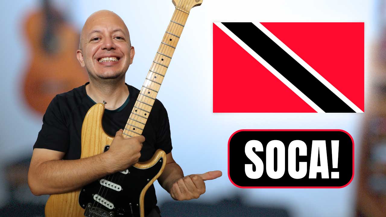 Cuatro formas para tocar Soca en guitarra