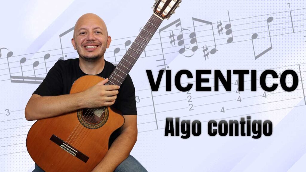 Cómo tocar Algo contigo de vicentico en guitarra