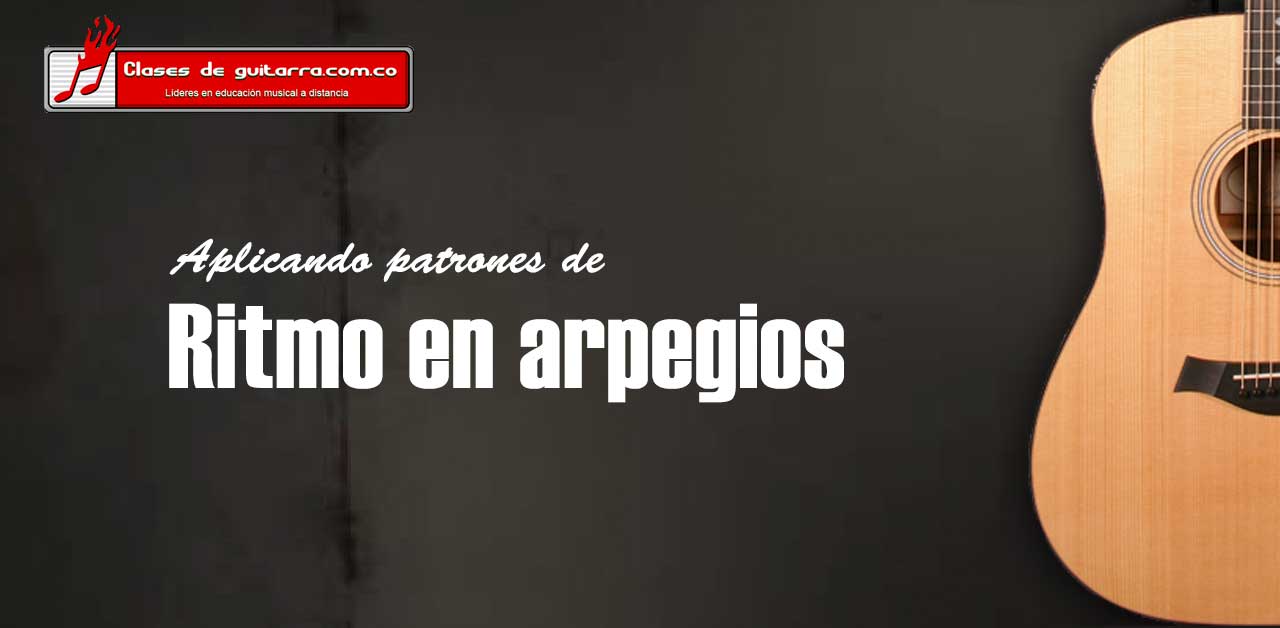 Aplicando patrones de ritmo en arpegios